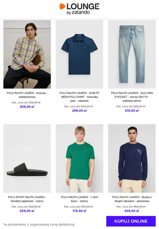 Lounge by Zalando - gazetka promocyjna Specjalne okazje: Polo Ralph Lauren od poniedziałku 17.11 do czwartku 20.11 - strona 9
