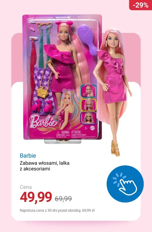 Smyk - gazetka promocyjna Pink Weeks: Barbie do -50% od poniedziałku 17.11  - strona 3