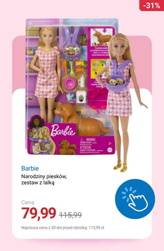 Smyk - gazetka promocyjna Pink Weeks: Barbie do -50% od poniedziałku 17.11  - strona 10
