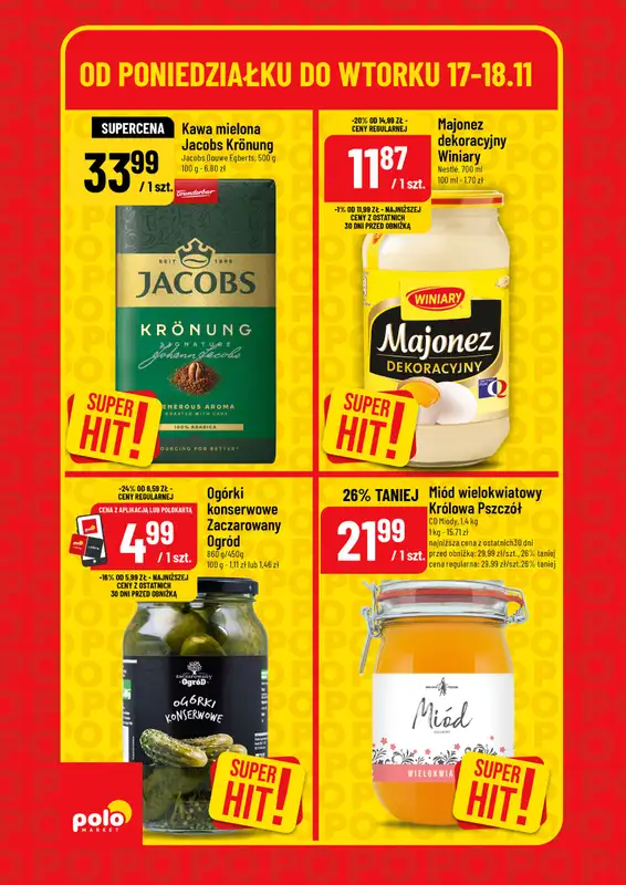 POLOmarket - gazetka promocyjna Super hity od poniedziałku 17.11 do wtorku 18.11 - strona 4