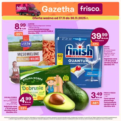 Frisco - gazetka promocyjna Gazetka od poniedziałku 17.11 do niedzieli 30.11