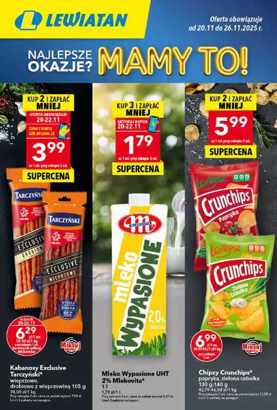 LEWIATAN - gazetka promocyjna MAMY TO w Lewiatanie  