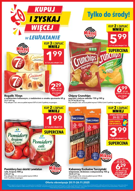 LEWIATAN - gazetka promocyjna Kupuj i zyskaj więcej  
