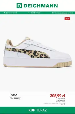 Deichmann - gazetka promocyjna Sneakersy damskie Puma od poniedziałku 17.11  - strona 2