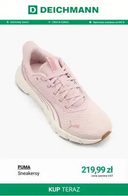Deichmann - gazetka promocyjna Sneakersy damskie Puma od poniedziałku 17.11  - strona 8
