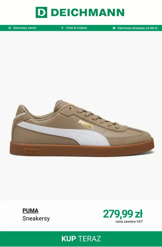 Deichmann - gazetka promocyjna Sneakersy damskie Puma od poniedziałku 17.11  - strona 13