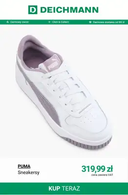 Deichmann - gazetka promocyjna Sneakersy damskie Puma od poniedziałku 17.11  - strona 12