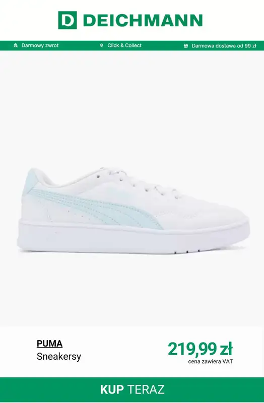 Deichmann - gazetka promocyjna Sneakersy damskie Puma od poniedziałku 17.11  - strona 7