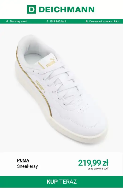 Deichmann - gazetka promocyjna Sneakersy damskie Puma od poniedziałku 17.11  - strona 4