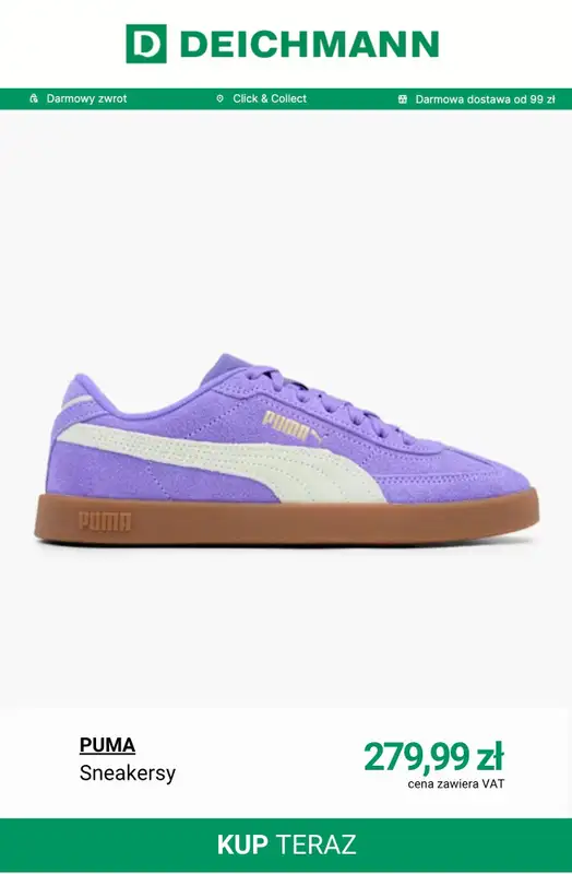 Deichmann - gazetka promocyjna Sneakersy damskie Puma od poniedziałku 17.11  - strona 11