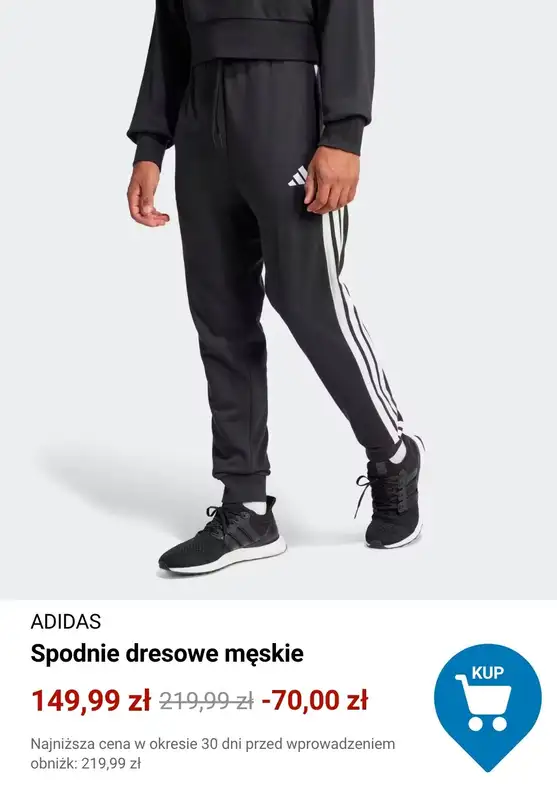 Decathlon - gazetka promocyjna Wyprzedaż marki Adidas od poniedziałku 17.11  - strona 5