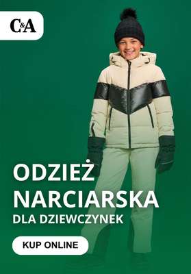 C&A - gazetka promocyjna Odzież narciarska dla dziewczynek od poniedziałku 17.11 