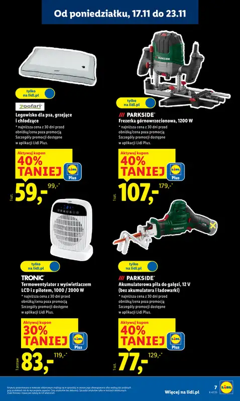 Lidl - gazetka promocyjna Katalog od poniedziałku 17.11 do soboty 22.11 - strona 9