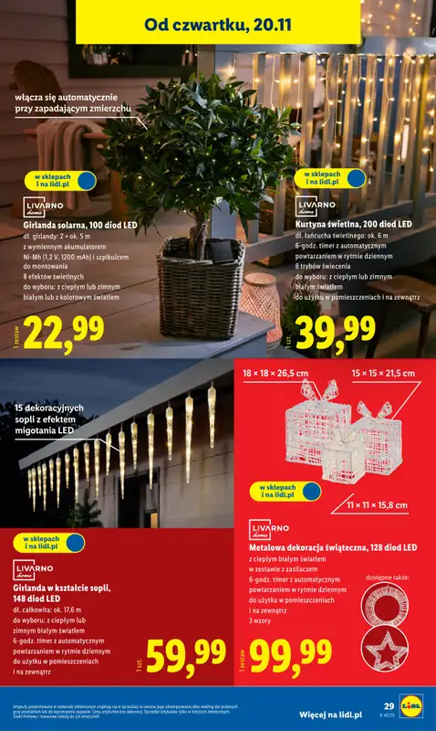 Lidl - gazetka promocyjna Katalog od poniedziałku 17.11 do soboty 22.11 - strona 39