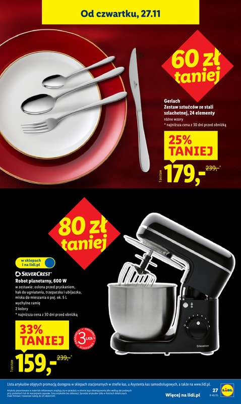 Lidl - gazetka promocyjna Katalog od poniedziałku 24.11 do soboty 29.11 - strona 29