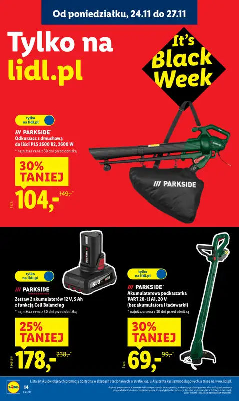 Lidl - gazetka promocyjna Katalog od poniedziałku 24.11 do soboty 29.11 - strona 16