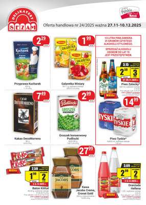 Delikatesy Sezam - gazetka promocyjna Gazetka od czwartku 27.11 do środy 10.12