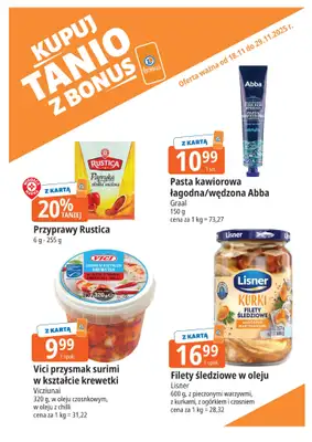 Leclerc - gazetka promocyjna Oferta E.Leclerc I Bonus skanujesz, kasę zyskujesz od wtorku 18.11 do soboty 29.11 - strona 9