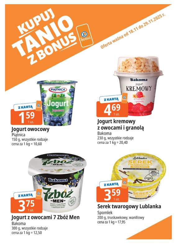 Leclerc - gazetka promocyjna Oferta E.Leclerc I Bonus skanujesz, kasę zyskujesz od wtorku 18.11 do soboty 29.11 - strona 5