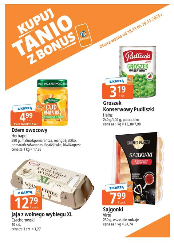 Leclerc - gazetka promocyjna Oferta E.Leclerc I Bonus skanujesz, kasę zyskujesz od wtorku 18.11 do soboty 29.11 - strona 10