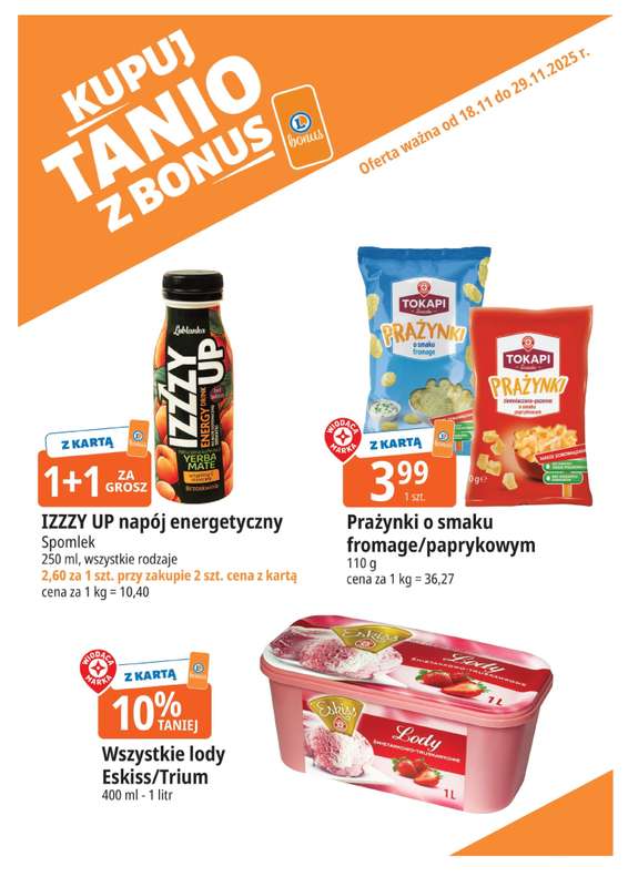 Leclerc - gazetka promocyjna Oferta E.Leclerc I Bonus skanujesz, kasę zyskujesz od wtorku 18.11 do soboty 29.11 - strona 12
