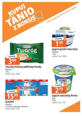 Leclerc - gazetka promocyjna Oferta E.Leclerc I Bonus skanujesz, kasę zyskujesz od wtorku 18.11 do soboty 29.11 - strona 3