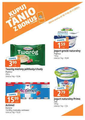 Leclerc - gazetka promocyjna Oferta E.Leclerc I Bonus skanujesz, kasę zyskujesz od wtorku 18.11 do soboty 29.11 - strona 3