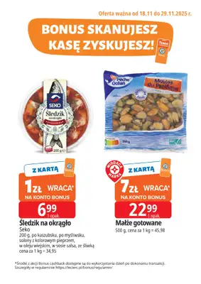 Leclerc - gazetka promocyjna Oferta E.Leclerc I Bonus skanujesz, kasę zyskujesz od wtorku 18.11 do soboty 29.11 - strona 2