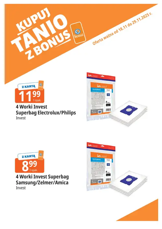 Leclerc - gazetka promocyjna Oferta E.Leclerc I Bonus skanujesz, kasę zyskujesz od wtorku 18.11 do soboty 29.11 - strona 11
