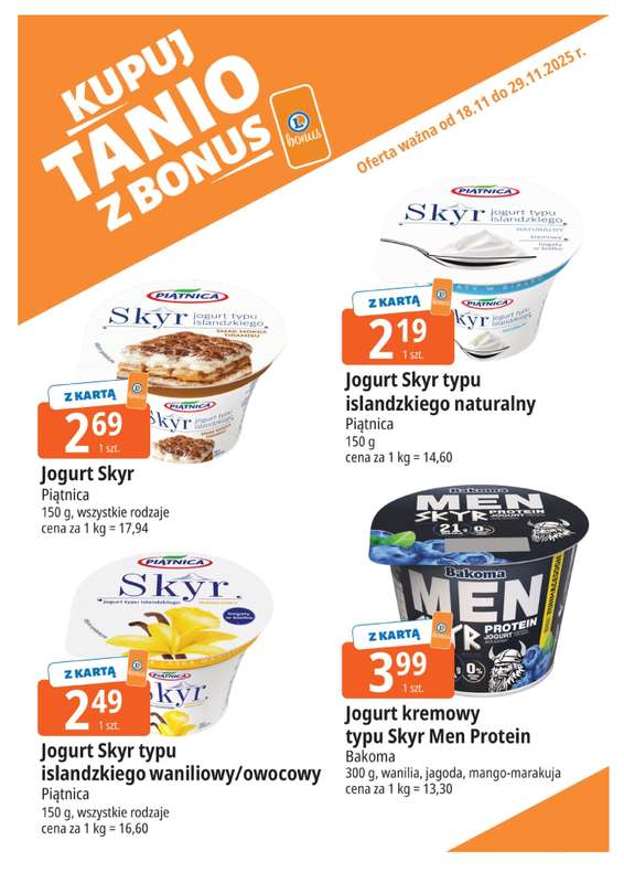 Leclerc - gazetka promocyjna Oferta E.Leclerc I Bonus skanujesz, kasę zyskujesz od wtorku 18.11 do soboty 29.11 - strona 6