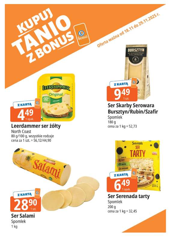 Leclerc - gazetka promocyjna Oferta E.Leclerc I Bonus skanujesz, kasę zyskujesz od wtorku 18.11 do soboty 29.11 - strona 4