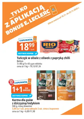 Leclerc - gazetka promocyjna Oferta E.Leclerc I Bonus skanujesz, kasę zyskujesz od wtorku 18.11 do soboty 29.11 - strona 16
