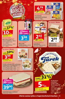 Auchan - gazetka promocyjna Gazetka Święta jak babcię kocham Supermarket Auchan od czwartku 20.11 do środy 26.11 - strona 5