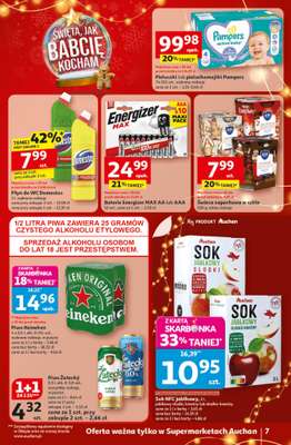 Auchan - gazetka promocyjna Gazetka Święta jak babcię kocham Supermarket Auchan od czwartku 20.11 do środy 26.11 - strona 7