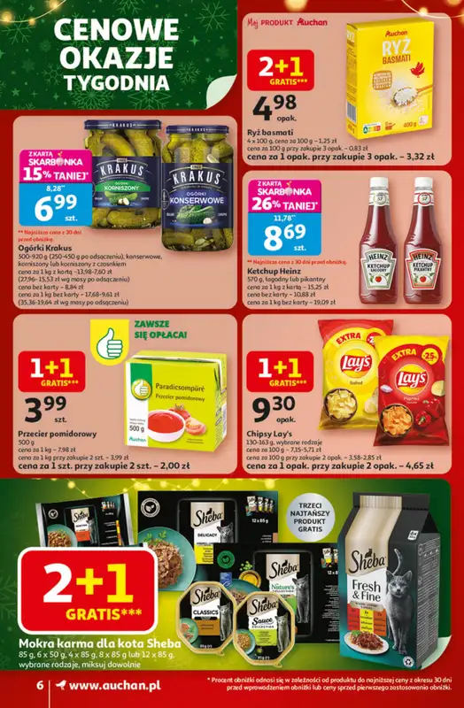 Auchan - gazetka promocyjna Gazetka Święta jak babcię kocham Supermarket Auchan od czwartku 20.11 do środy 26.11 - strona 6