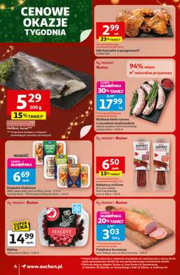 Auchan - gazetka promocyjna Gazetka Święta jak babcię kocham Supermarket Auchan od czwartku 20.11 do środy 26.11 - strona 4