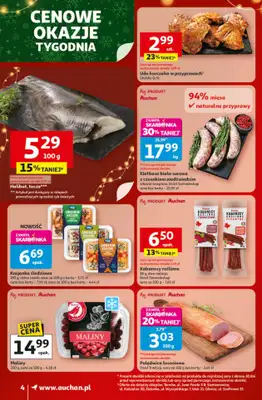 Auchan - gazetka promocyjna Gazetka Święta jak babcię kocham Supermarket Auchan od czwartku 20.11 do środy 26.11 - strona 4