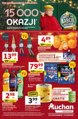 Auchan - gazetka promocyjna Gazetka Święta jak babcię kocham Supermarket Auchan od czwartku 20.11 do środy 26.11