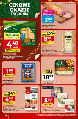 Auchan - gazetka promocyjna Gazetka Święta jak babcię kocham Hipermarket Auchan od czwartku 20.11 do środy 26.11 - strona 20