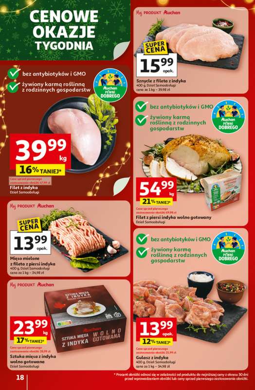 Auchan - gazetka promocyjna Gazetka Święta jak babcię kocham Hipermarket Auchan od czwartku 20.11 do środy 26.11 - strona 18