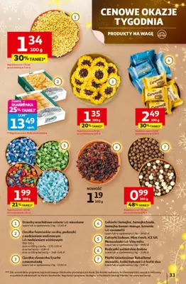 Auchan - gazetka promocyjna Gazetka Święta jak babcię kocham Hipermarket Auchan od czwartku 20.11 do środy 26.11 - strona 33