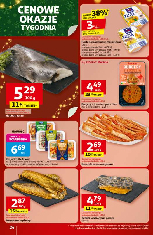 Auchan - gazetka promocyjna Gazetka Święta jak babcię kocham Hipermarket Auchan  do środy 26.11 - strona 24