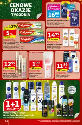 Auchan - gazetka promocyjna Gazetka Święta jak babcię kocham Hipermarket Auchan od czwartku 20.11 do środy 26.11 - strona 36