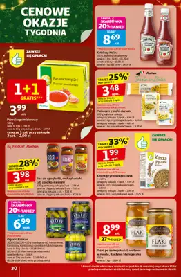 Auchan - gazetka promocyjna Gazetka Święta jak babcię kocham Hipermarket Auchan od czwartku 20.11 do środy 26.11 - strona 30