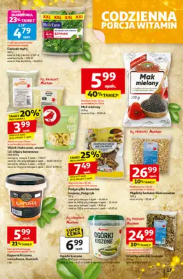 Auchan - gazetka promocyjna Gazetka Święta jak babcię kocham Hipermarket Auchan od czwartku 20.11 do środy 26.11 - strona 17