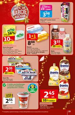Auchan - gazetka promocyjna Gazetka Święta jak babcię kocham Hipermarket Auchan od czwartku 20.11 do środy 26.11 - strona 23
