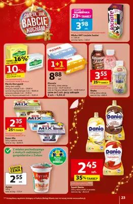 Auchan - gazetka promocyjna Gazetka Święta jak babcię kocham Hipermarket Auchan od czwartku 20.11 do środy 26.11 - strona 23