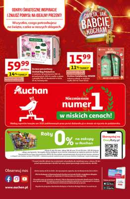 Auchan - gazetka promocyjna Gazetka Święta jak babcię kocham Hipermarket Auchan  do środy 26.11 - strona 45