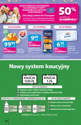 Auchan - gazetka promocyjna Gazetka Święta jak babcię kocham Hipermarket Auchan od czwartku 20.11 do środy 26.11 - strona 42