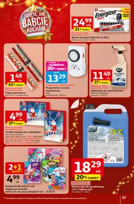 Auchan - gazetka promocyjna Gazetka Święta jak babcię kocham Hipermarket Auchan od czwartku 20.11 do środy 26.11 - strona 37